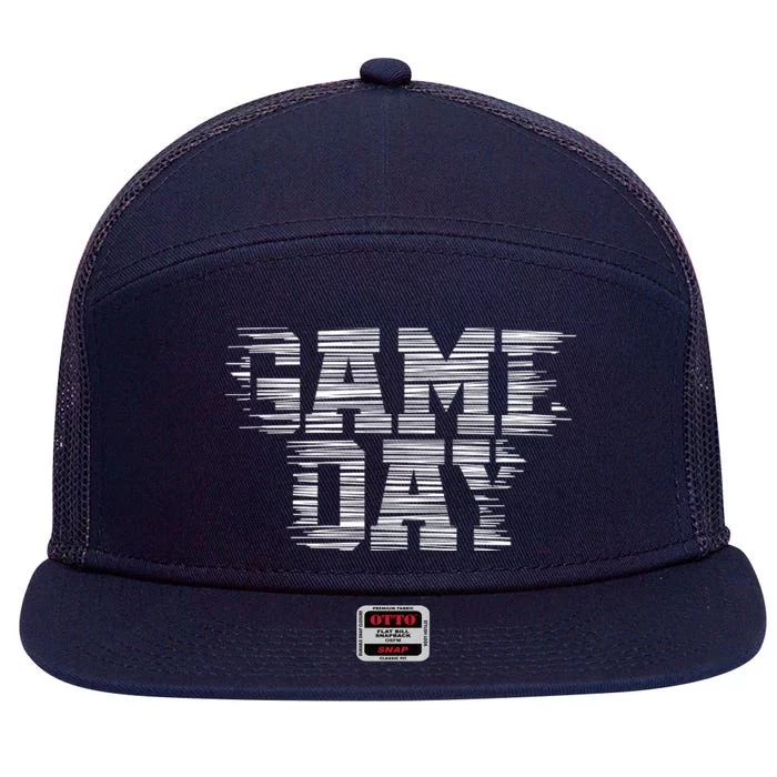 Game Day Team Matching Lover 7 Panel Mesh Trucker Snapback Hat