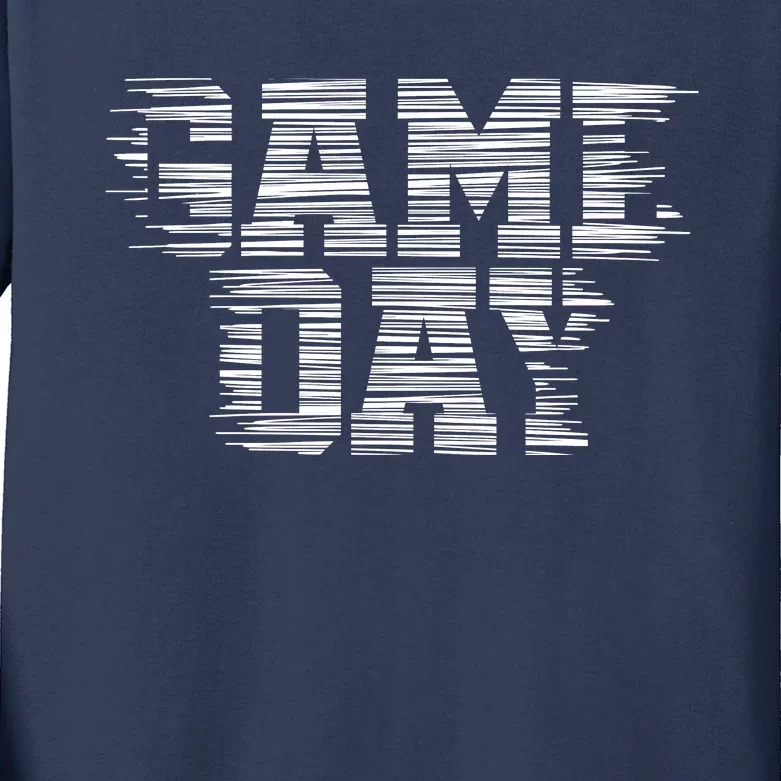 Game Day Team Matching Lover Kids Long Sleeve Shirt