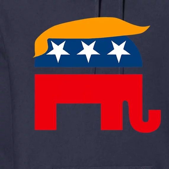 GOP Donald Trump Republican Elephant Premium Hoodie