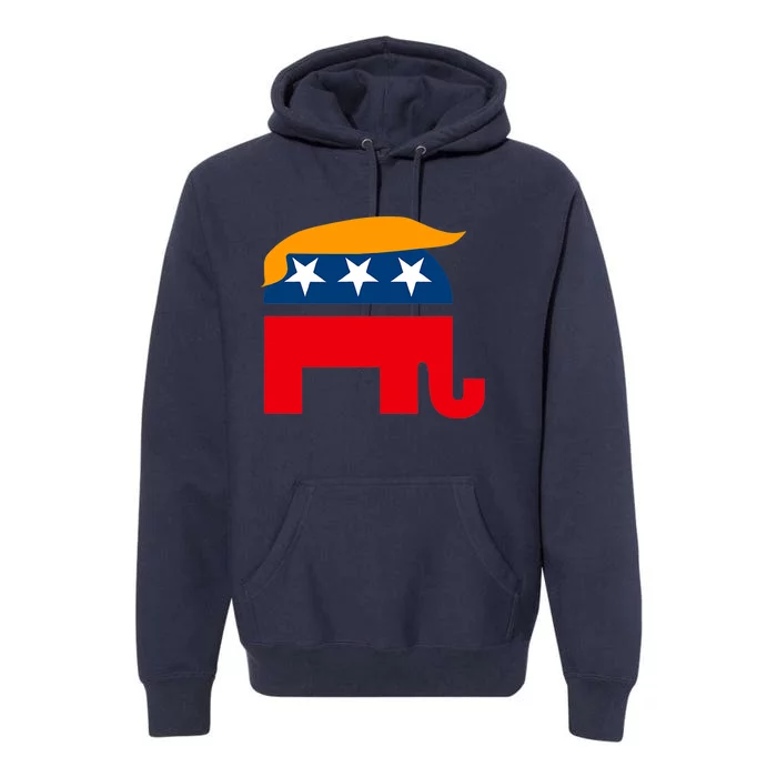 GOP Donald Trump Republican Elephant Premium Hoodie