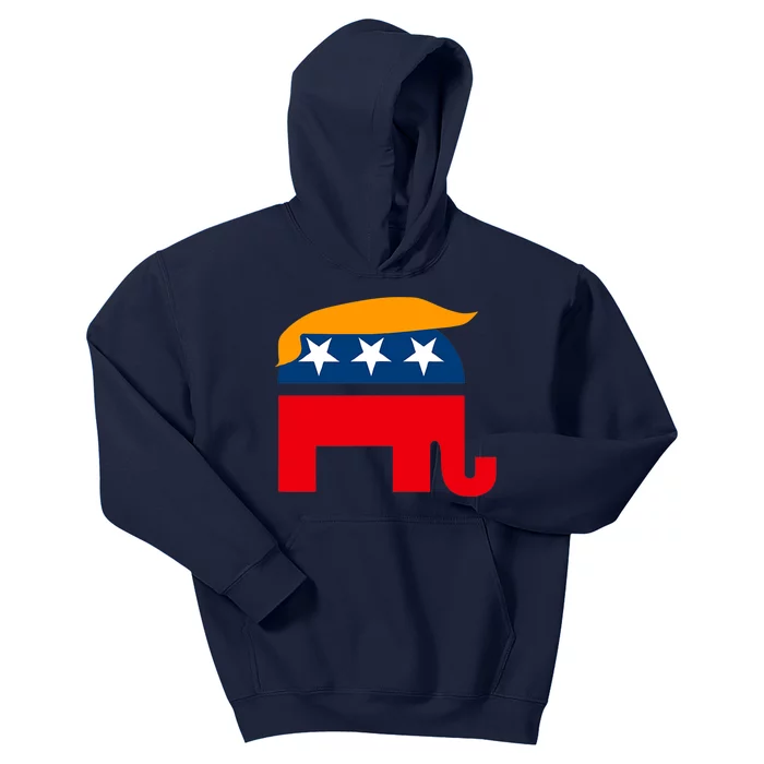 GOP Donald Trump Republican Elephant Kids Hoodie