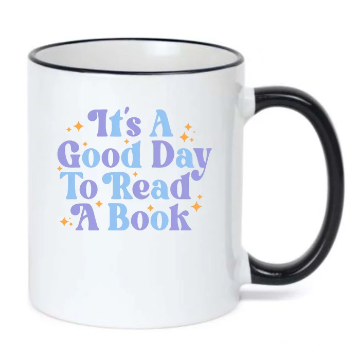 Good Day To Read A Book Black Color Changing Mug