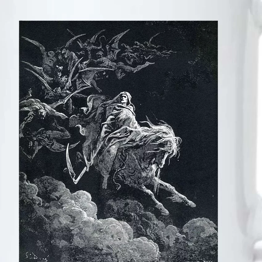 Gustave Dore The Vision Of Death Print Black Color Changing Mug