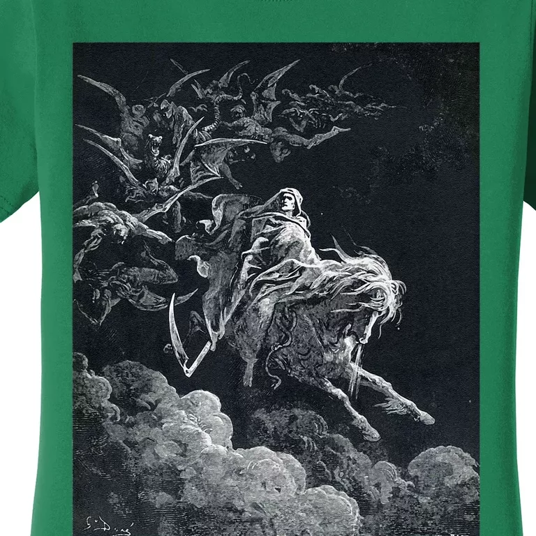 Gustave Dore The Vision Of Death Print Women's T-Shirt