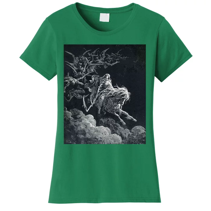 Gustave Dore The Vision Of Death Print Women's T-Shirt