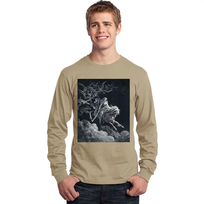 Gustave Dore The Vision Of Death Print Tall Long Sleeve T-Shirt