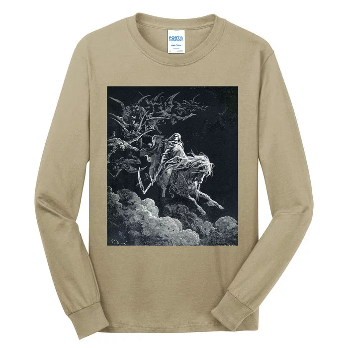 Gustave Dore The Vision Of Death Print Tall Long Sleeve T-Shirt