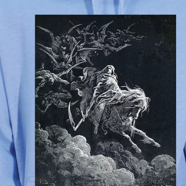 Gustave Dore The Vision Of Death Print Unisex Surf Hoodie