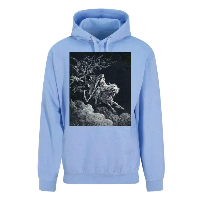 Gustave Dore The Vision Of Death Print Unisex Surf Hoodie