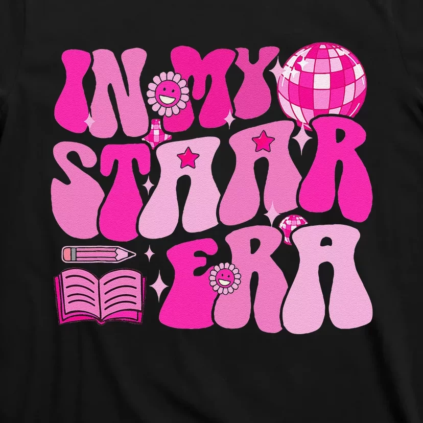 Groovy Disco Testing Day Teacher Student In My Staar Era T-Shirt