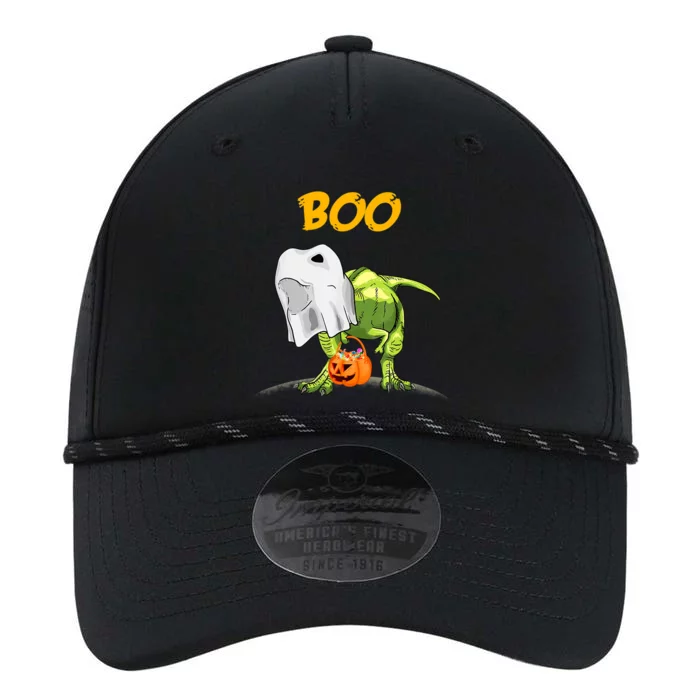 Ghost Dinosaur T Rex Funny Boo Halloween Pumpkin Performance The Dyno Cap