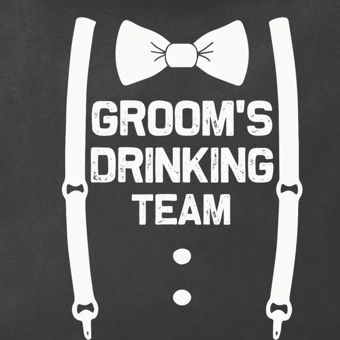 Groom's Drinking Team | Bachelor Party Squad | Wedding Zip Tote Bag