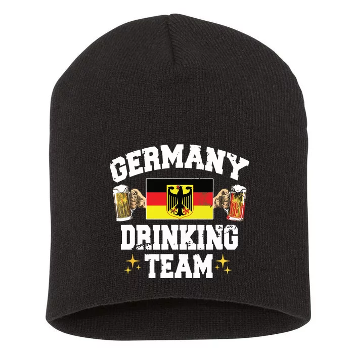 Germany Drinking Team Germany Beer Festivals Oktoberfest Short Acrylic Beanie