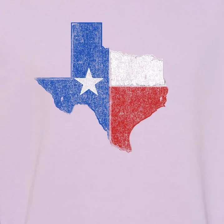 Grunge Distressed Texas Logo Garment-Dyed Sweatshirt