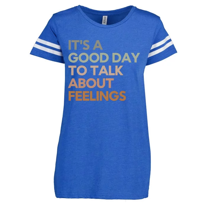 Good Day To Talk About Feelings Guidance Counselor Enza Ladies Jersey Football T-Shirt