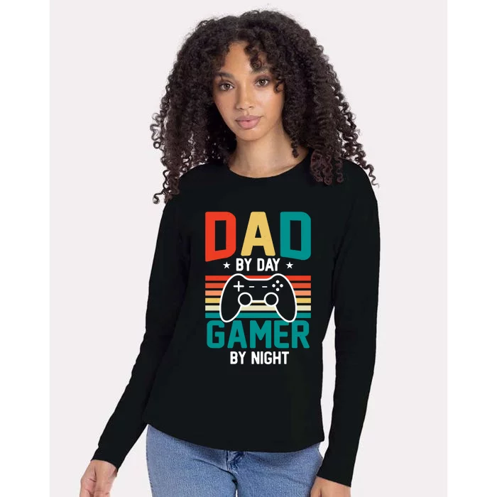 Gamer Dad T Design Womens Cotton Relaxed Long Sleeve T-Shirt