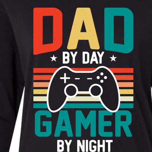 Gamer Dad T Design Womens Cotton Relaxed Long Sleeve T-Shirt