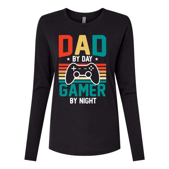 Gamer Dad T Design Womens Cotton Relaxed Long Sleeve T-Shirt