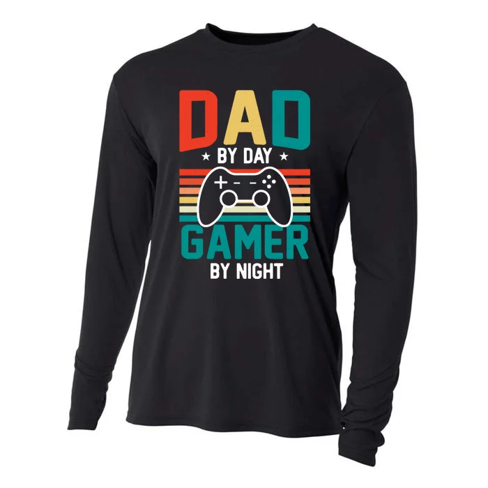 Gamer Dad T Design Cooling Performance Long Sleeve Crew