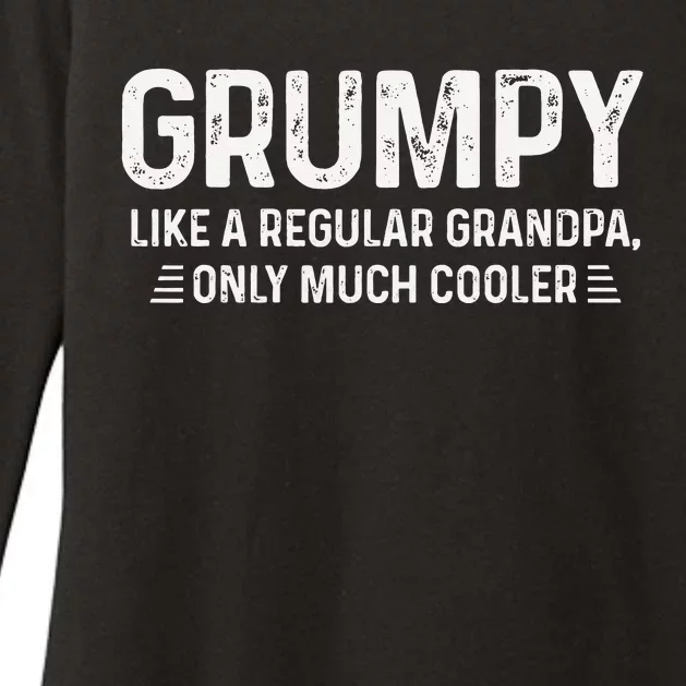 Grumpy Definition Tee Like A Regular Grandpa Only Cooler Womens CVC Long Sleeve Shirt