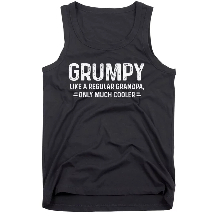 Grumpy Definition Tee Like A Regular Grandpa Only Cooler Tank Top