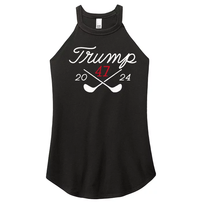 Golf Donald Trump 47 2024 Women’s Perfect Tri Rocker Tank