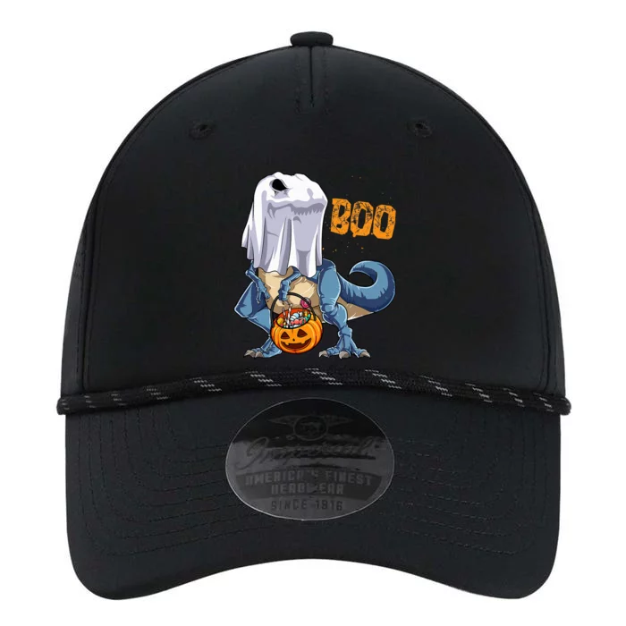 Ghost Dinosaur T Rex Funny Boo Halloween Performance The Dyno Cap