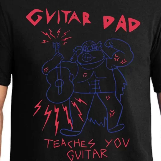 Guitar Dad Teaches You Guitar Pajama Set