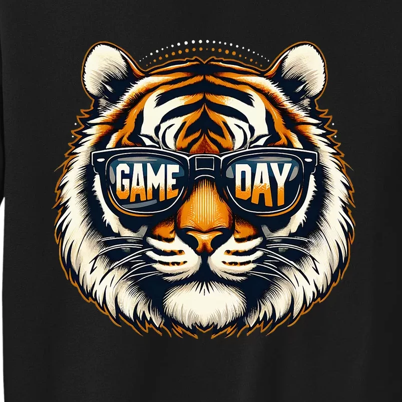 Game Day Thanksgiving Tiger Cool Touchdown American Football Sweatshirt