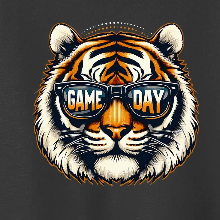 Game Day Thanksgiving Tiger Cool Touchdown American Football Toddler T-Shirt