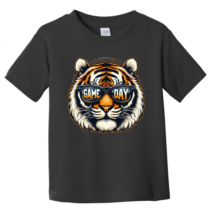 Game Day Thanksgiving Tiger Cool Touchdown American Football Toddler T-Shirt