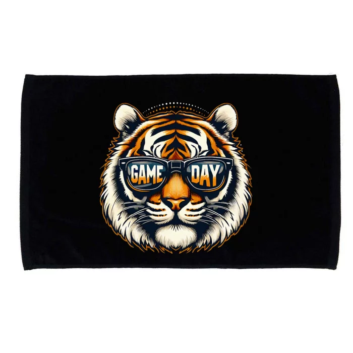 Game Day Thanksgiving Tiger Cool Touchdown American Football Microfiber Hand Towel