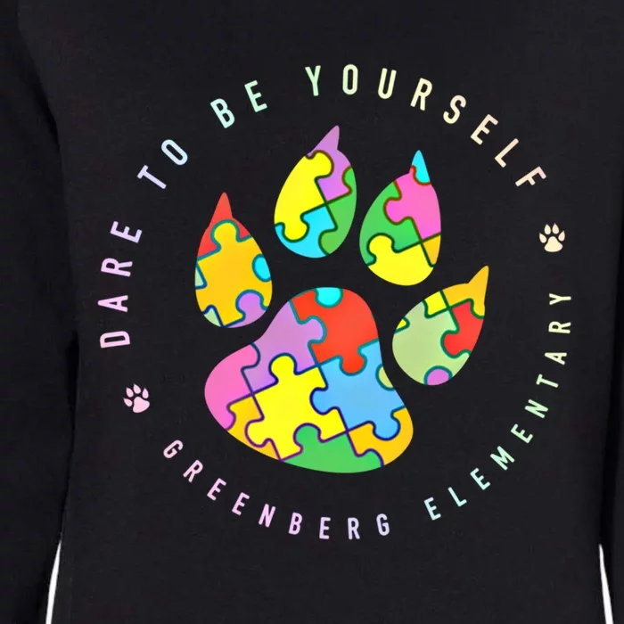 Greenberg Dare To Be Yourself Autism Gift Womens California Wash Sweatshirt