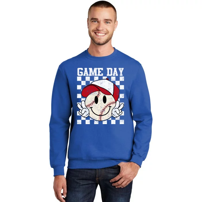 Game Day Vibes Baseball Gift MotherS Baseball Life Gift Sweatshirt