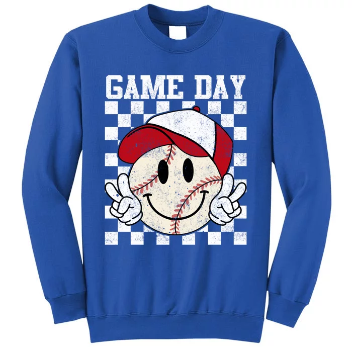 Game Day Vibes Baseball Gift MotherS Baseball Life Gift Tall Sweatshirt