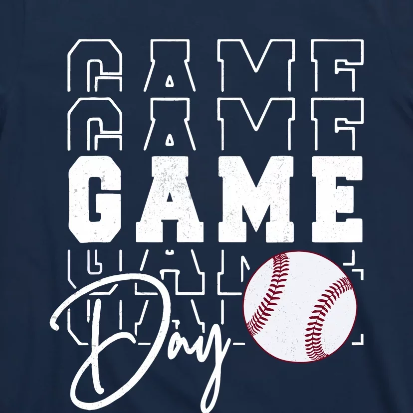 Game Day Vibes Baseball Girl Mom Baseball Life T-Shirt