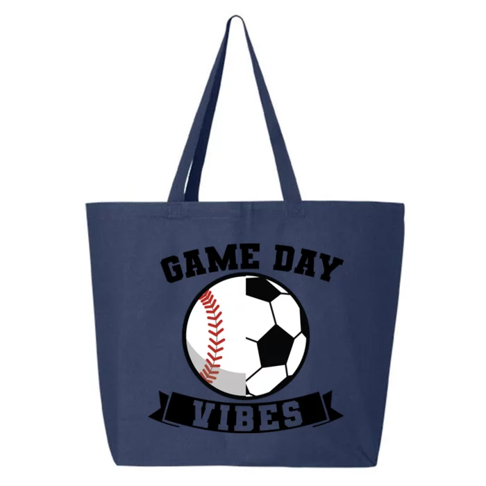 Game Day Vibes Baseball Gift 25L Jumbo Tote