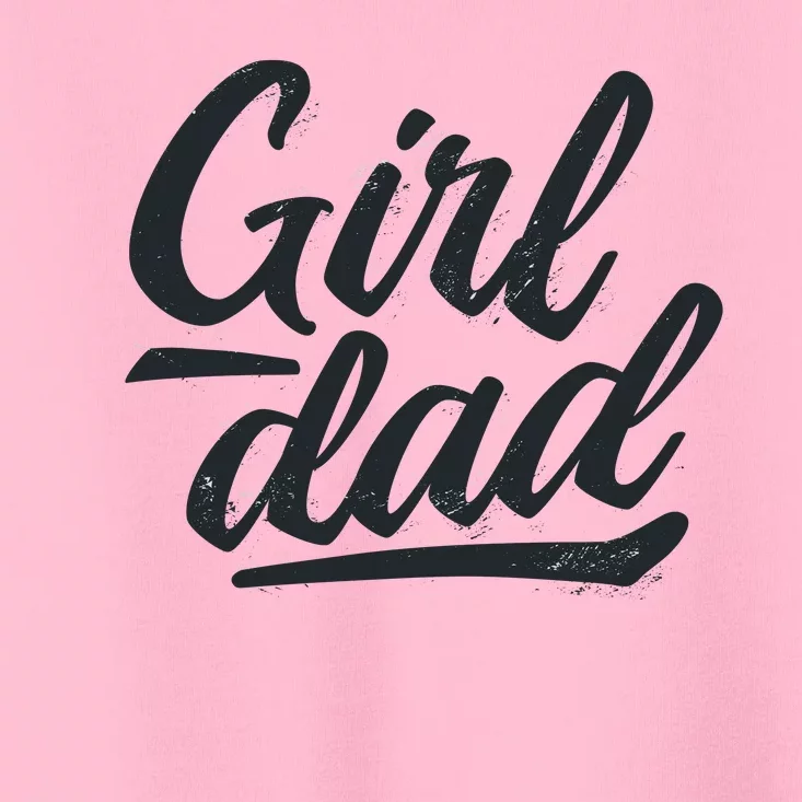 Girl Dad Vintage Gift Toddler T-Shirt