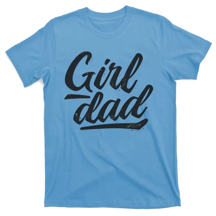 Girl Dad Vintage Gift T-Shirt