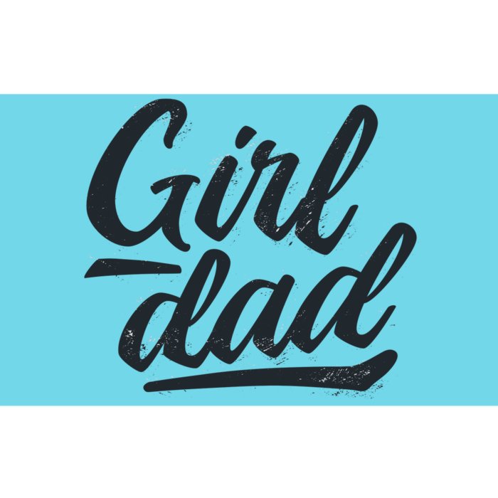 Girl Dad Vintage Gift Bumper Sticker