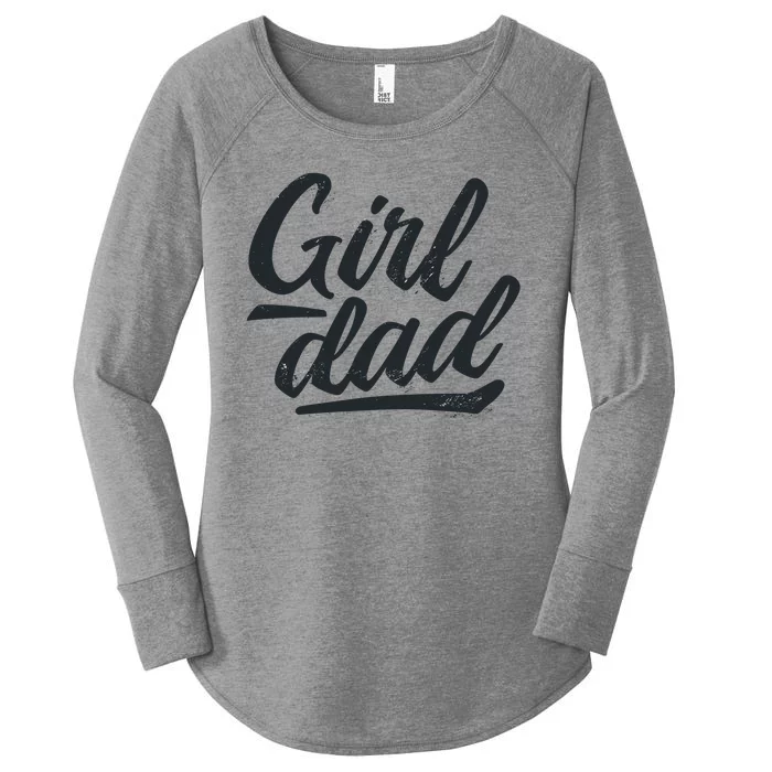 Girl Dad Vintage Gift Women's Perfect Tri Tunic Long Sleeve Shirt