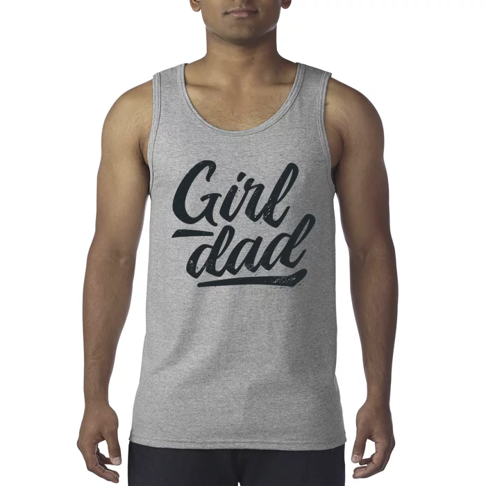 Girl Dad Vintage Gift Tank Top