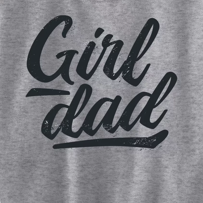 Girl Dad Vintage Gift Kids Sweatshirt