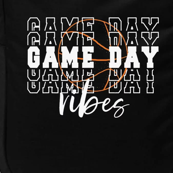 Game Day Vibes Basketball Game Day Impact Tech Backpack