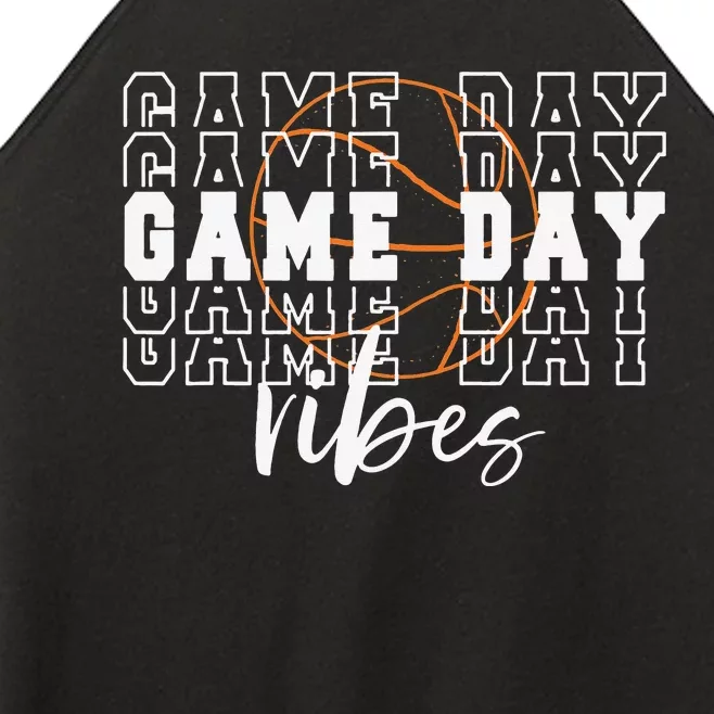 Game Day Vibes Basketball Game Day Women’s Perfect Tri Rocker Tank