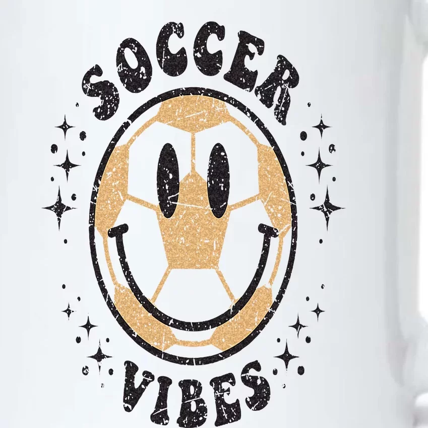 Game Day Vibes Leopard Soccer Season Players Fan Black Color Changing Mug