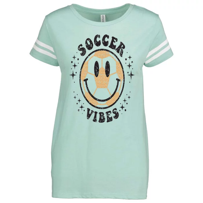 Game Day Vibes Leopard Soccer Season Players Fan Enza Ladies Jersey Football T-Shirt