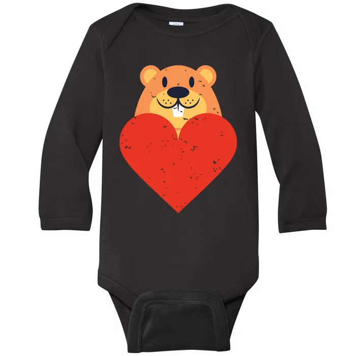 Groundhog Day Woodchuck Gifts Baby Long Sleeve Bodysuit