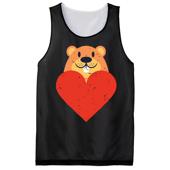 Groundhog Day Woodchuck Gifts Mesh Reversible Basketball Jersey Tank