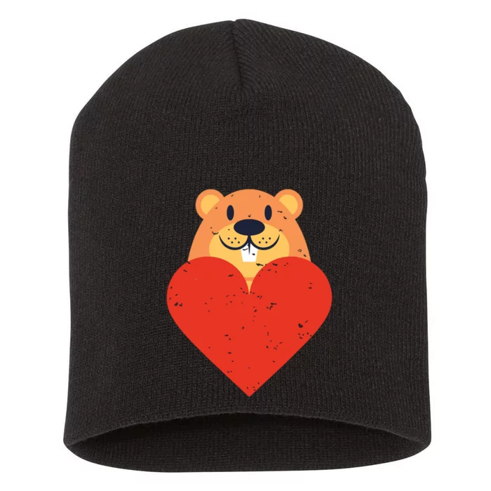 Groundhog Day Woodchuck Gifts Short Acrylic Beanie